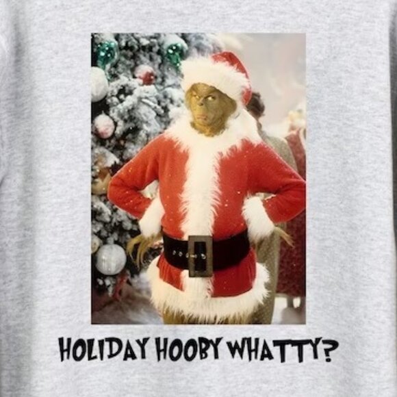 Vintage Holiday Hoobie Whatty Sweatshirt Grinchmas Sweatshirt 90 - Picture 2 of 5